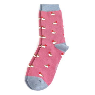 MISS SPARROW Socks Little Robin Berry Super Soft Bamboo Eco Friendly