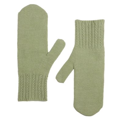 Zelly Green Knitted Mittens Super Soft Cozy and Stylish Warm For Winter