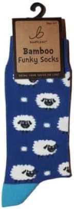 Bartleby Funky Bamboo Socks Sheep  Design  Eco Friendly Super Soft