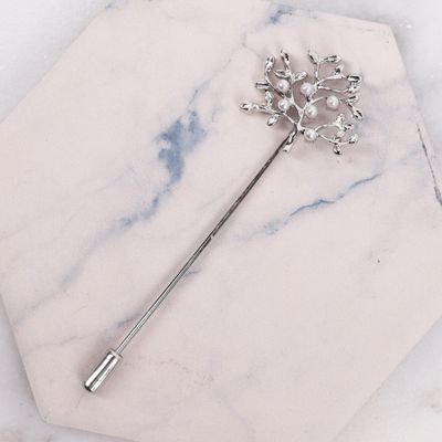 Pack 2 Tree Of Life Scarf Pins Gold Silver