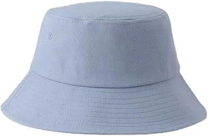 Zelly Blue Summer Bucket  Hat Cotton Adjustable Holidays Days Out
