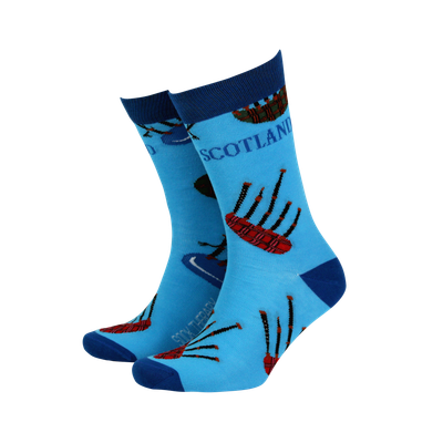 Sock Therapy Mens Scotland Novelty Socks Soft Bamboo Blend  Eco Friendly