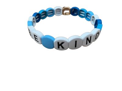 Zelly Be Kind Tile Bracelet Blue Gorgeous Gift Zelly Be Kind Tile Bracelet Blue Gorgeous Gift