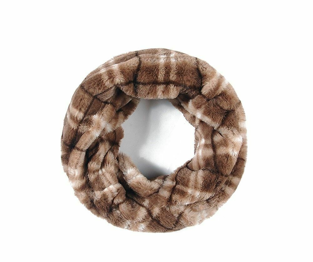 Snood Cosy Faux Fur Brown