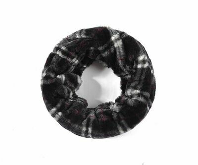 Snood Cosy Faux Fur Black Snood Cosy Faux Fur Black
