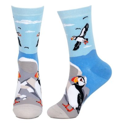 JOE COOL Puffin Socks Soft Cotton Mix Blue