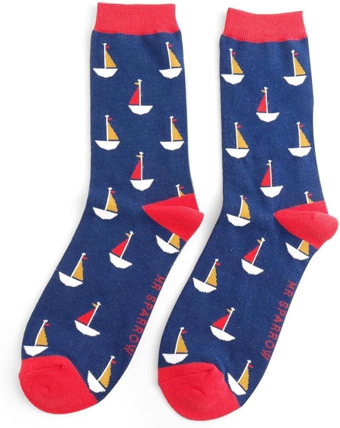 Mr Sparrow Nautical Sailing Socks Super Soft Bamboo Blend