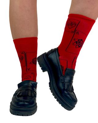 PAMELA MANN Ankle Socks Ace Of The Heart Gorgeous Gift