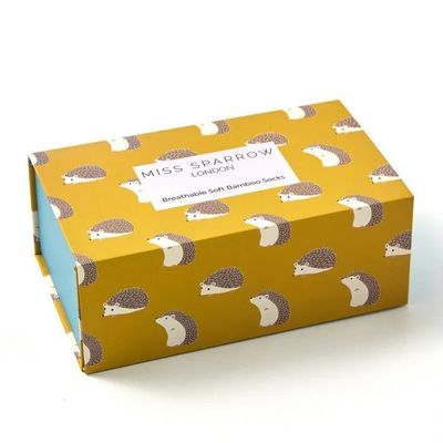 MISS SPARROW Hedgehog Socks 3 Pairs Gift Box Super price