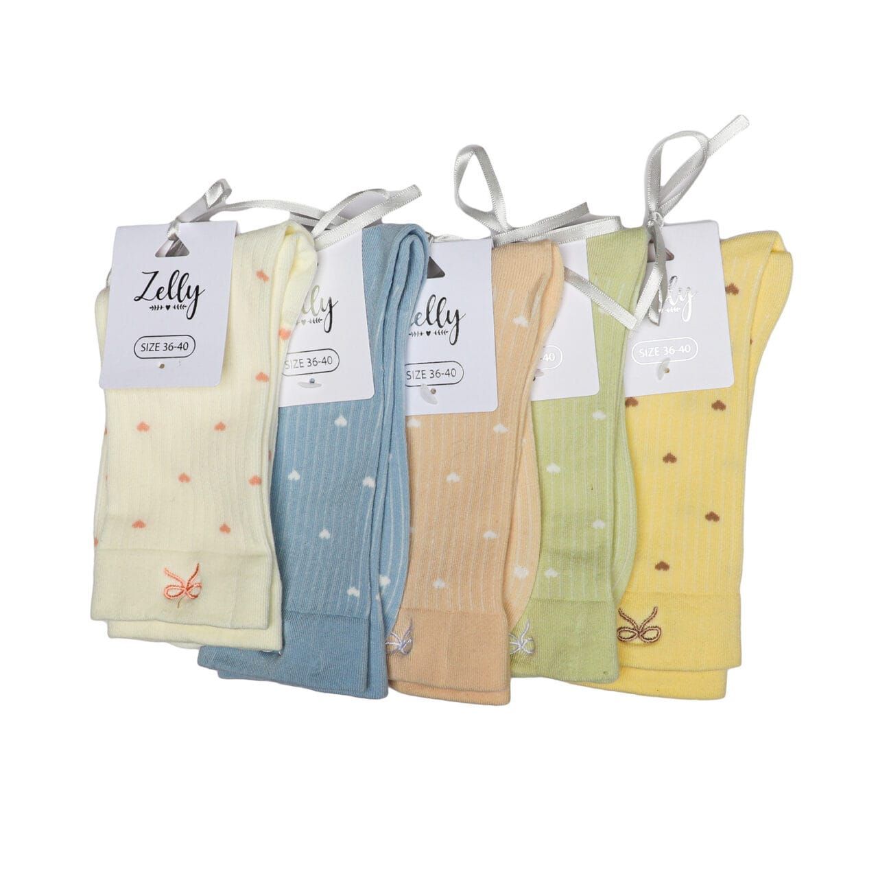 Pack 5 Zelly Trainer Socks Womens Pink Green Cream Blue Yellow Size 3 to 7 Pack 5 Zelly Trainer Socks Womens Pink Green Cream Blue Yellow Size 3 to 7