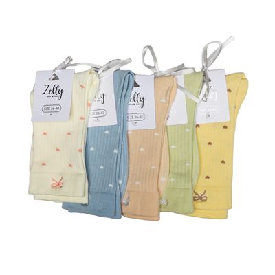 Pack 5 Zelly Trainer Socks Womens Pink Green Cream Blue Yellow Size 3 to 7 Pack 5 Zelly Trainer Socks Womens Pink Green Cream Blue Yellow Size 3 to 7