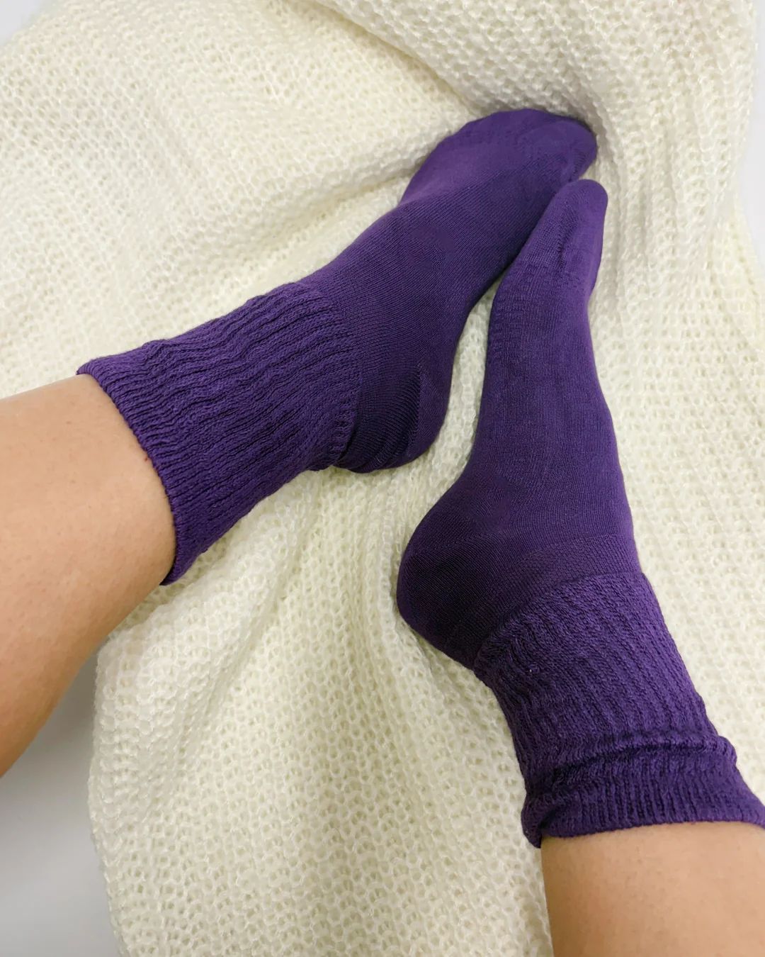 PAMELA MANN Extra Wide Ankle Socks Violet Swollen Ankles Bamboo Blend PAMELA MANN Extra Wide Ankle Socks Violet Swollen Ankles Bamboo Blend