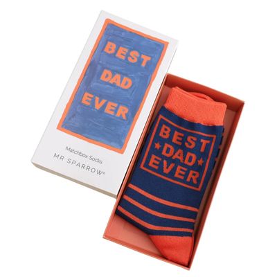 Mr Sparrow Best Dad Ever Matchbox Socks The Perfect Gift Mr Sparrow Best Dad Ever Matchbox Socks The Perfect Gift