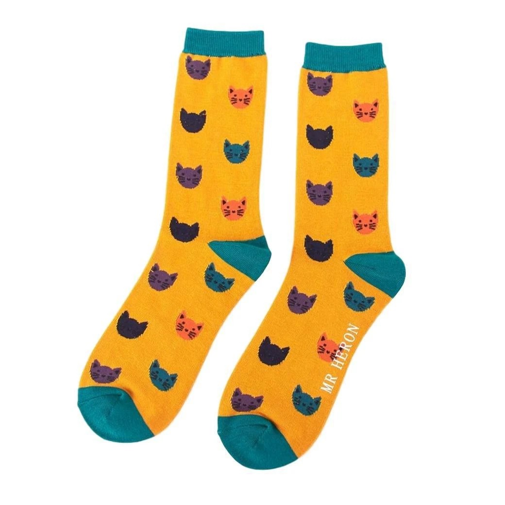 MR HERON Cat face socks