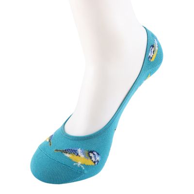 Miss Sparrow Highland Cow Footsie Socks Invisible Cotton Blend