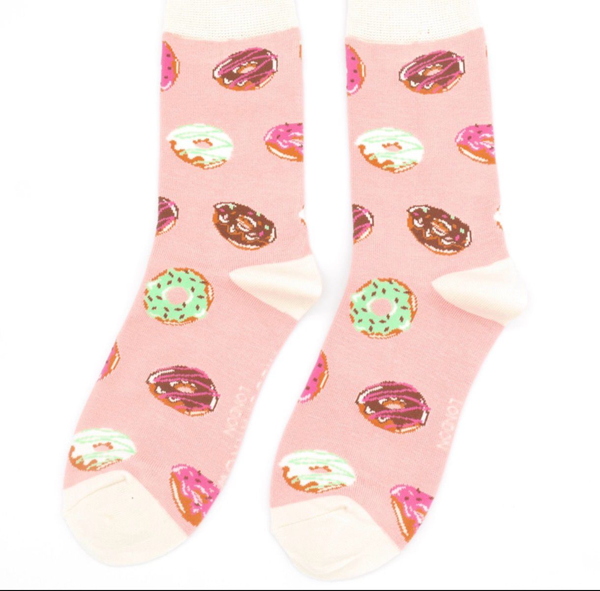 MISS SPARROW Doughnuts Socks Pink MISS SPARROW Doughnuts Socks Pink