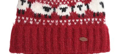 Miss Sparrow Sheep Hat Red Soft Cozy Winter