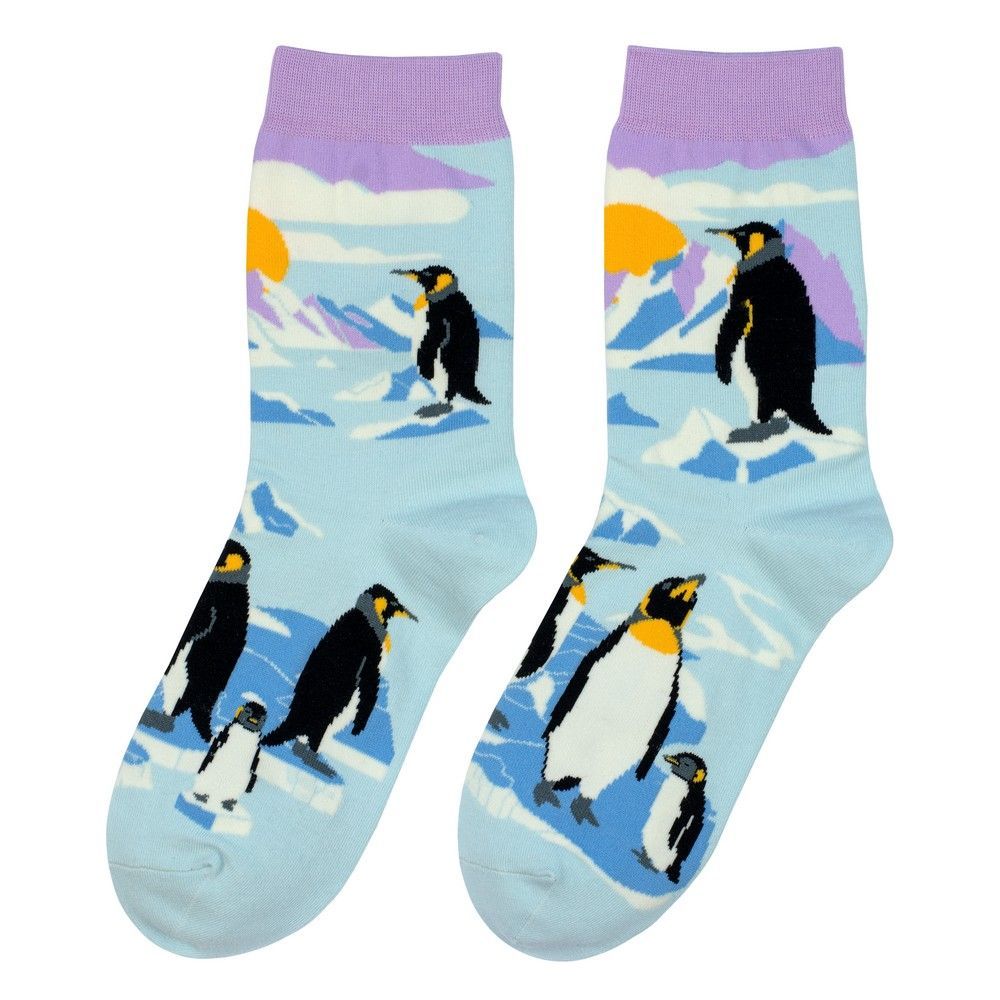 JOE COOL Penguin Socks Soft Cotton Mix Blue JOE COOL Penguin Socks Soft Cotton Mix Blue