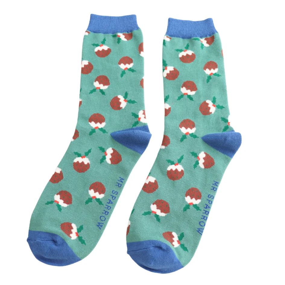 Mr Sparrow Christmas Puddings Green