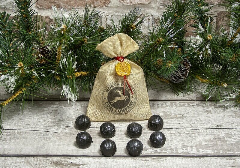 Christmas &#39;Coal&#39; Truffles
