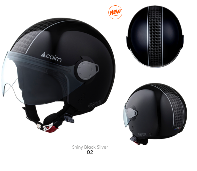 Casque speed bike et scooter Cairn NOLAN - ONYX - Taille L