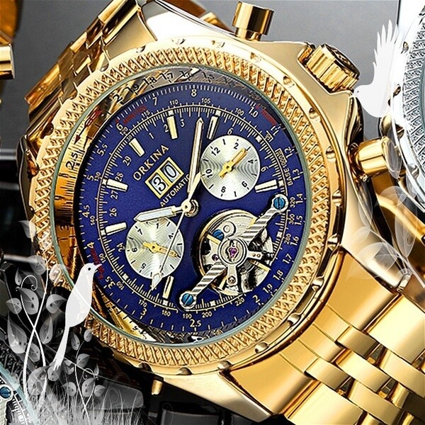 MG ORKINA Mens Automatic Mechanic Wrist Watch