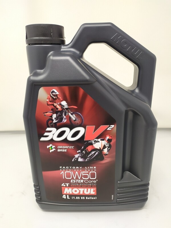 Huile moto motul 300v 10w50 4L