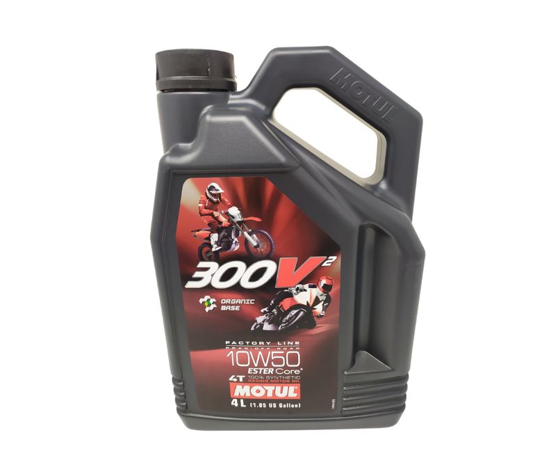 Huile moto motul 300v 10w50 4L