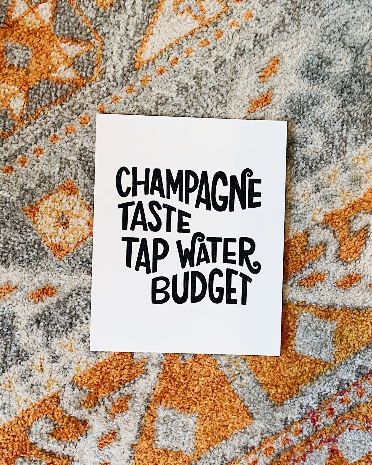 Champagne Taste Print