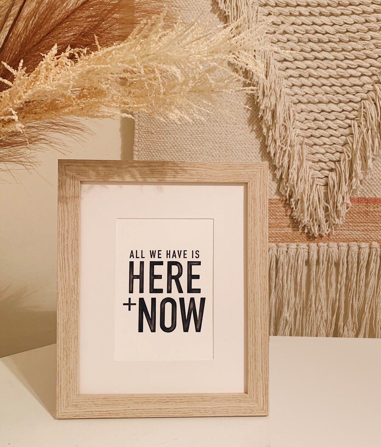 All We Have is Here and Now Print