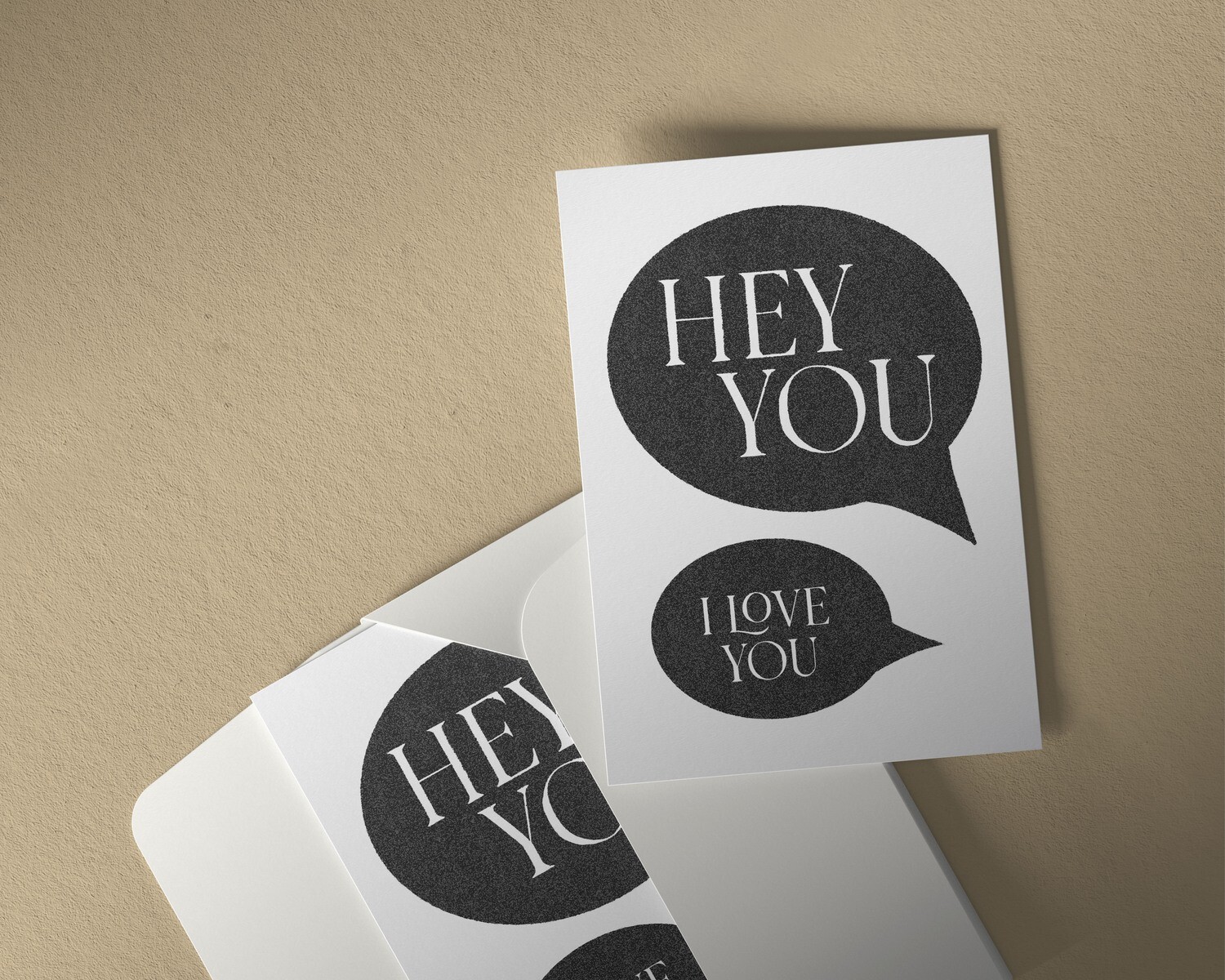Hey You Card (color options)
