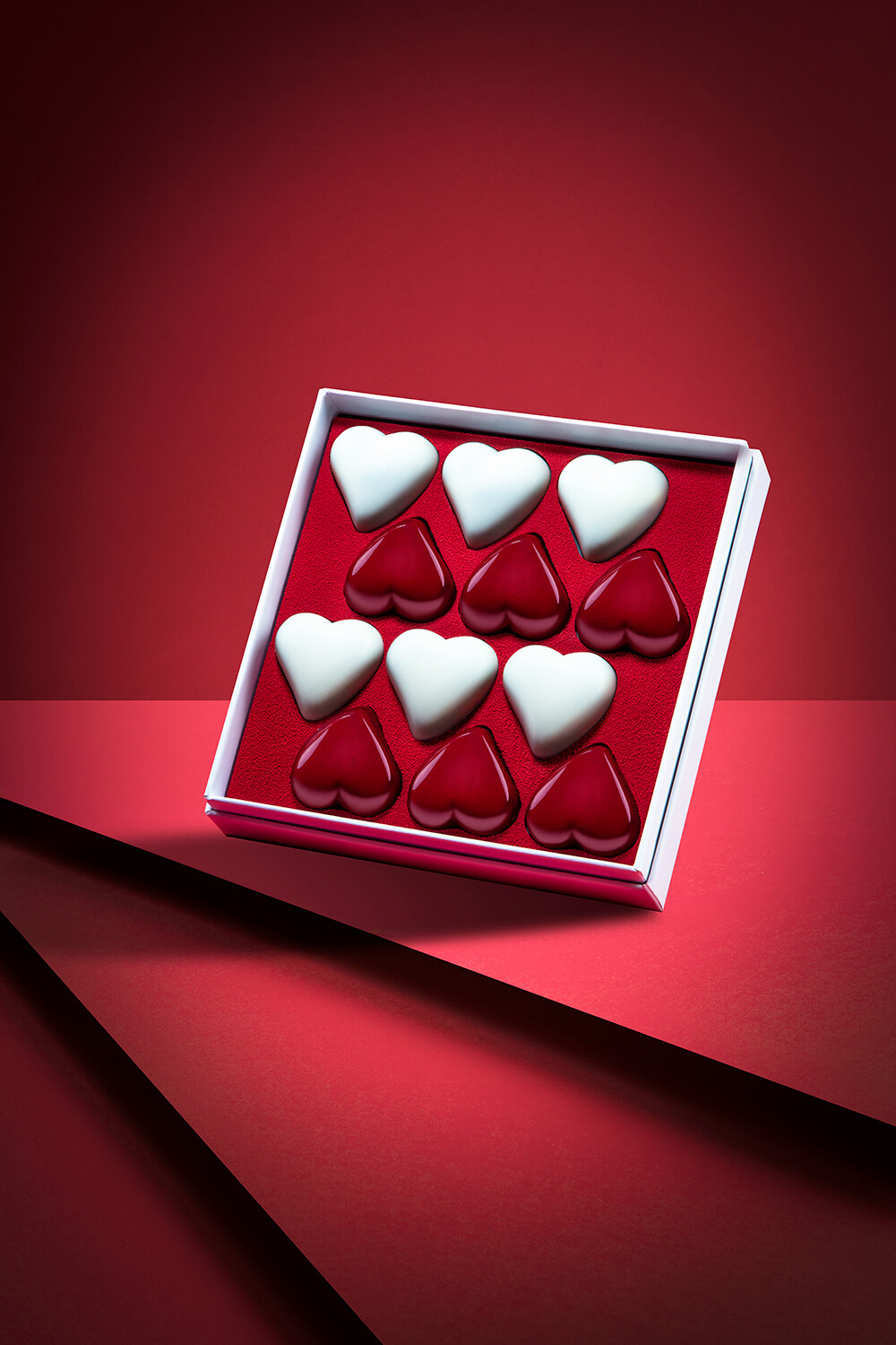 Coffret de 12 coeurs