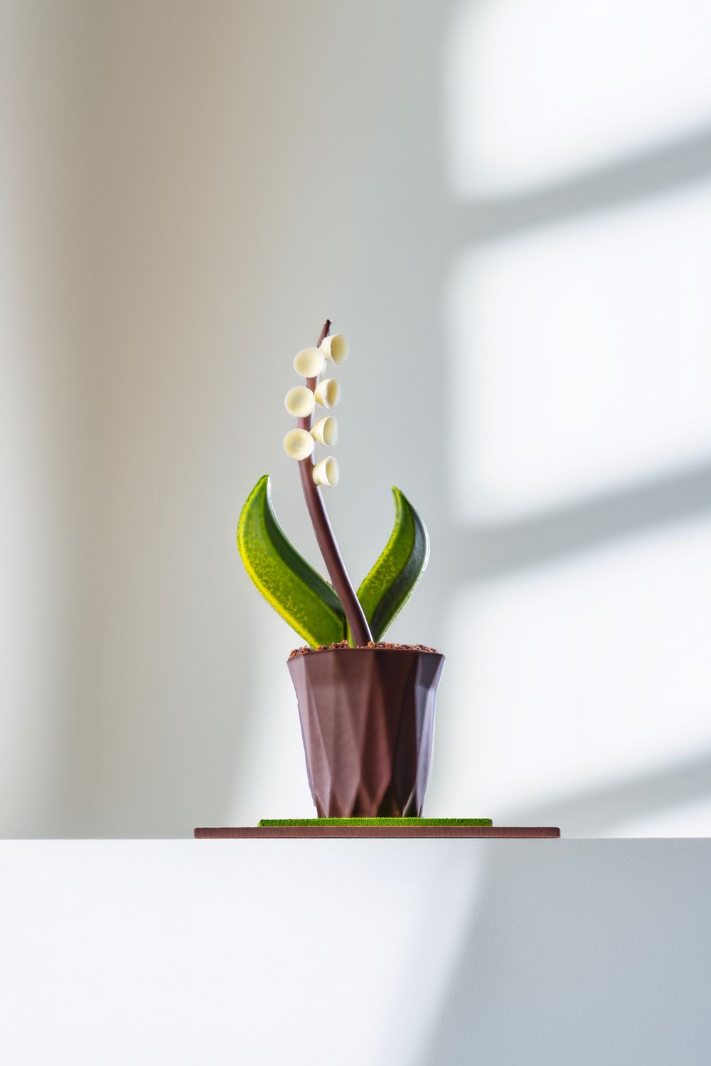 Brin de muguet en chocolat