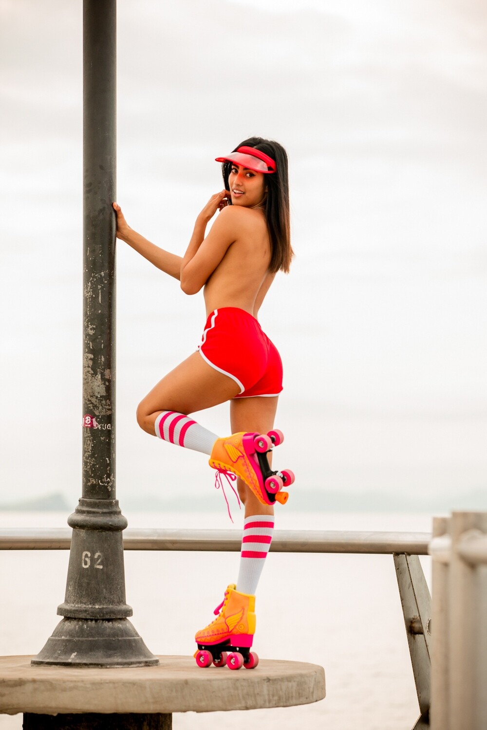 Roller Skate Brunette
