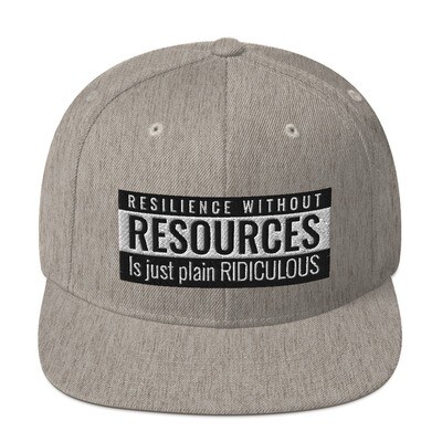 Snapback Cap- Resilience without Resources