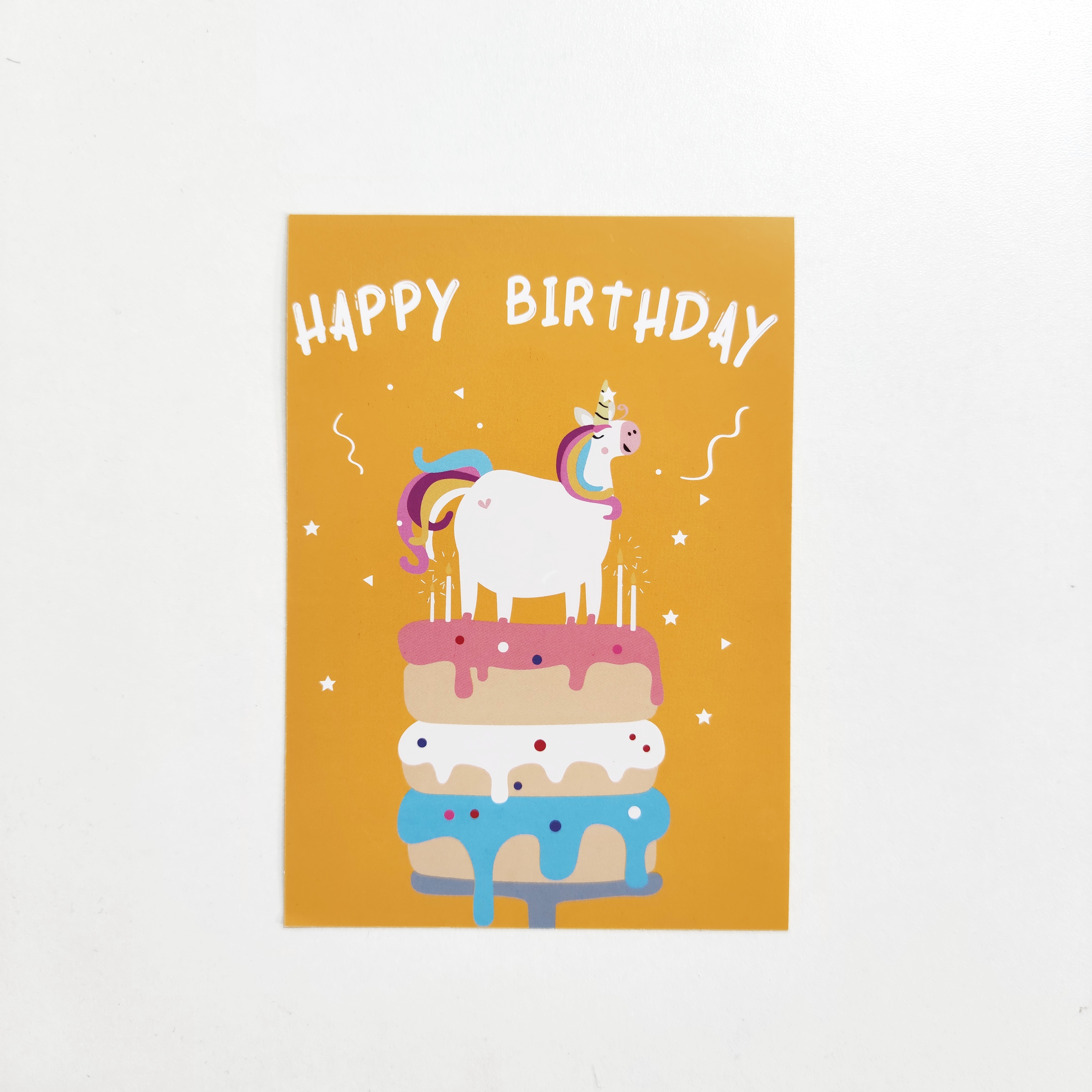 

Открытка "Happy birthday" (Распродажа)
