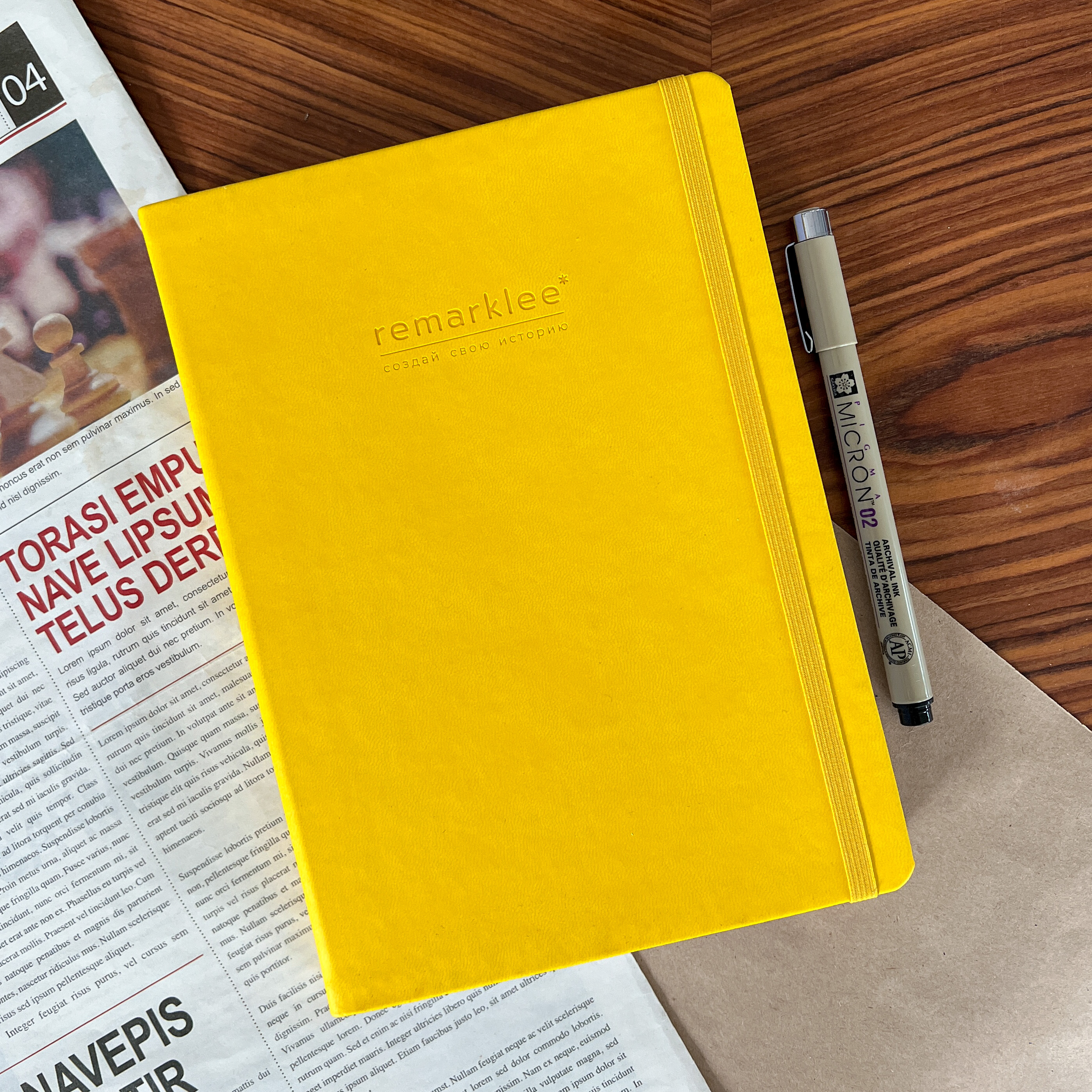 Жёлтый еженедельник 2.0 Creative A5 (распродажа, загрязнение), цвет желтый