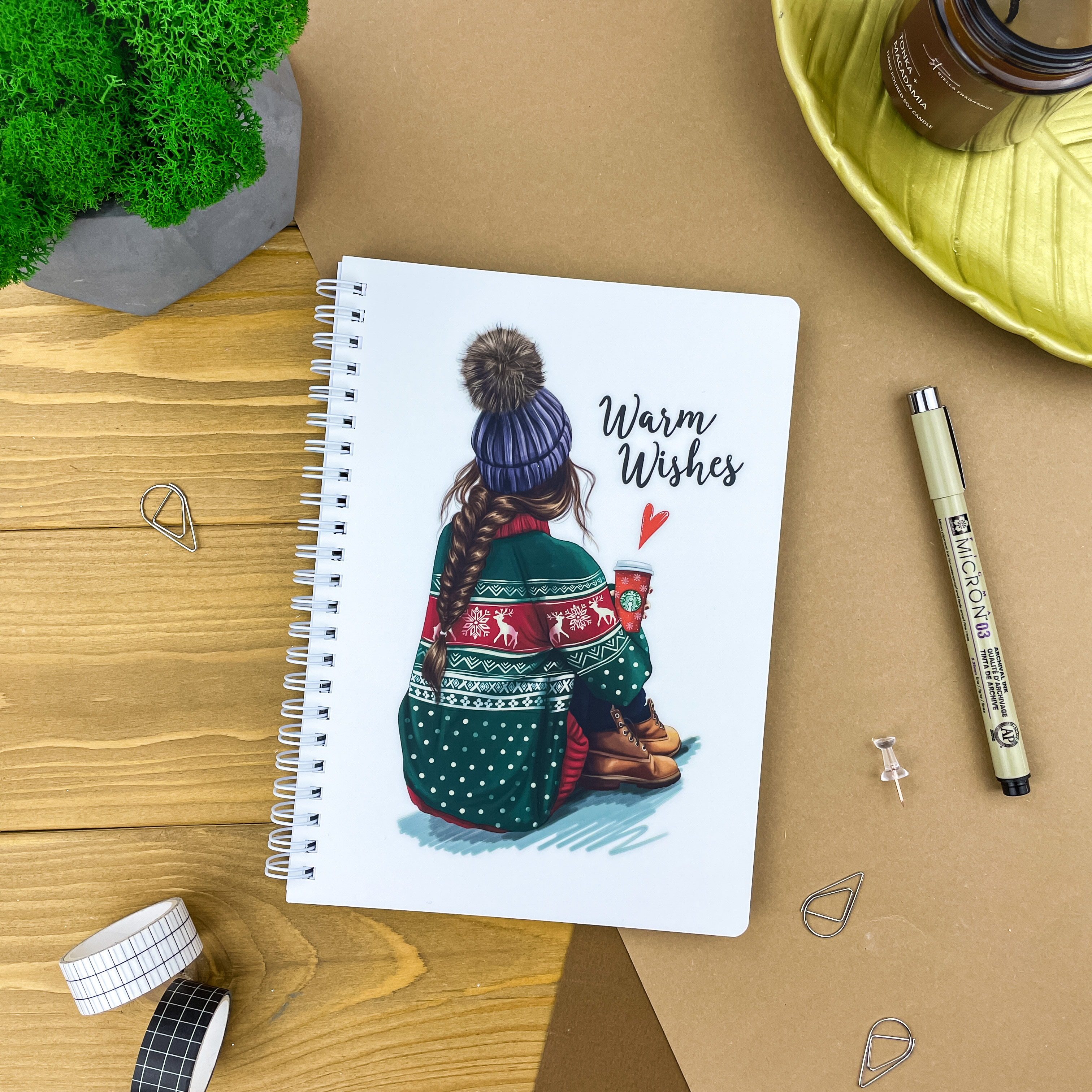 Блокнот в точку «Warm wishes» MyPPlanner А5