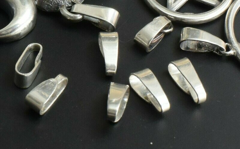 Large, recycled Sterling Silver Bail