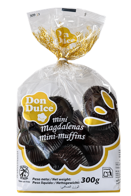 Mini Magdalenas Dos Chocolates 300g - Caja 8 bolsas