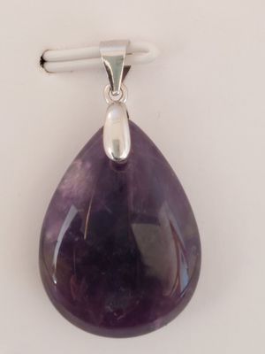 AMETHYSTE pendentif goutte