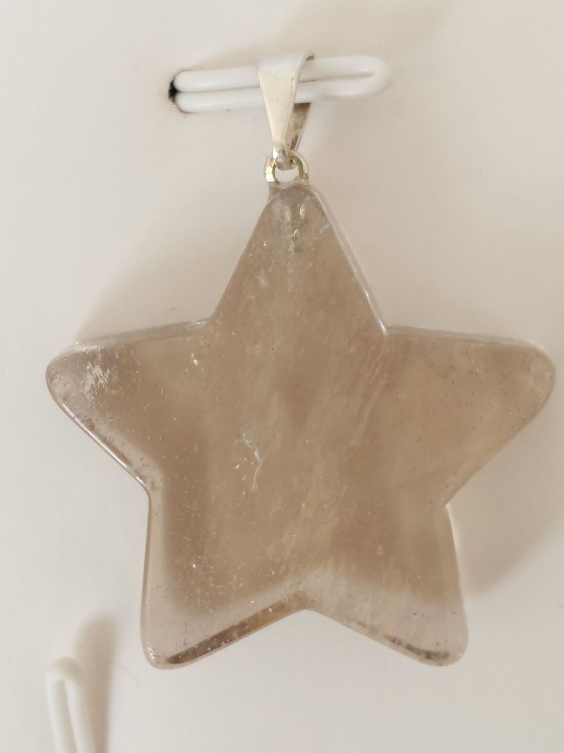 QUARTZ FUME pendentif étoile