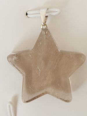 QUARTZ FUME pendentif étoile