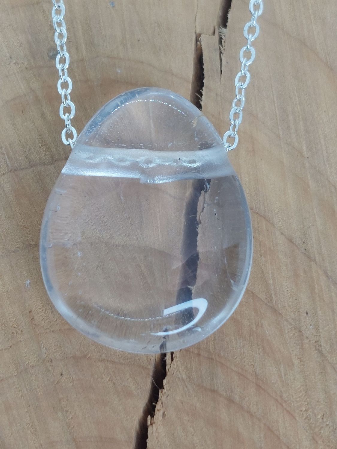 CRISTAL DE ROCHE pendentif goutte