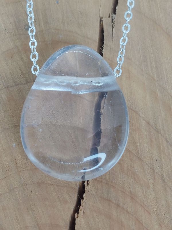 CRISTAL DE ROCHE pendentif goutte