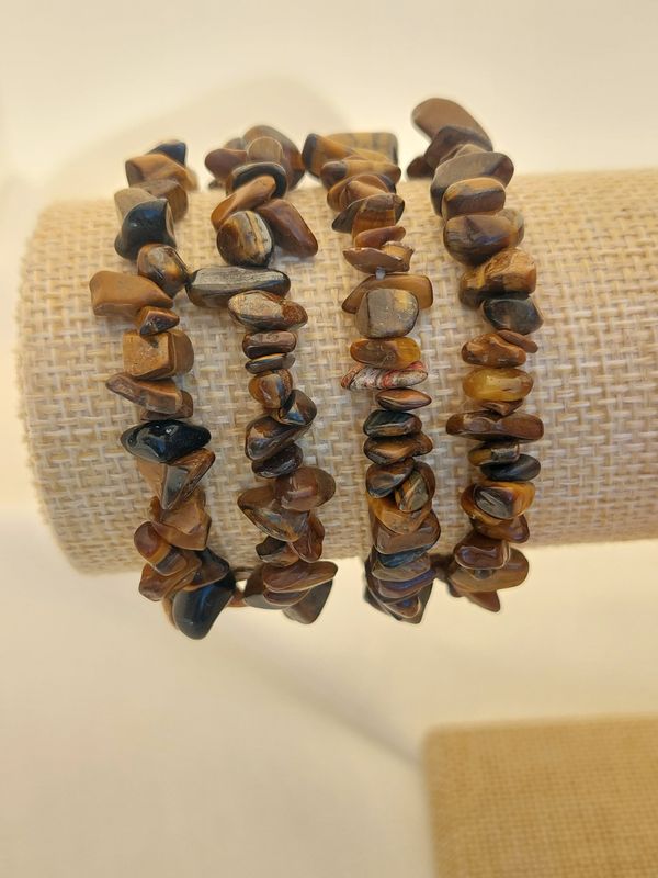 OEIL DE TIGRE bracelet baroque