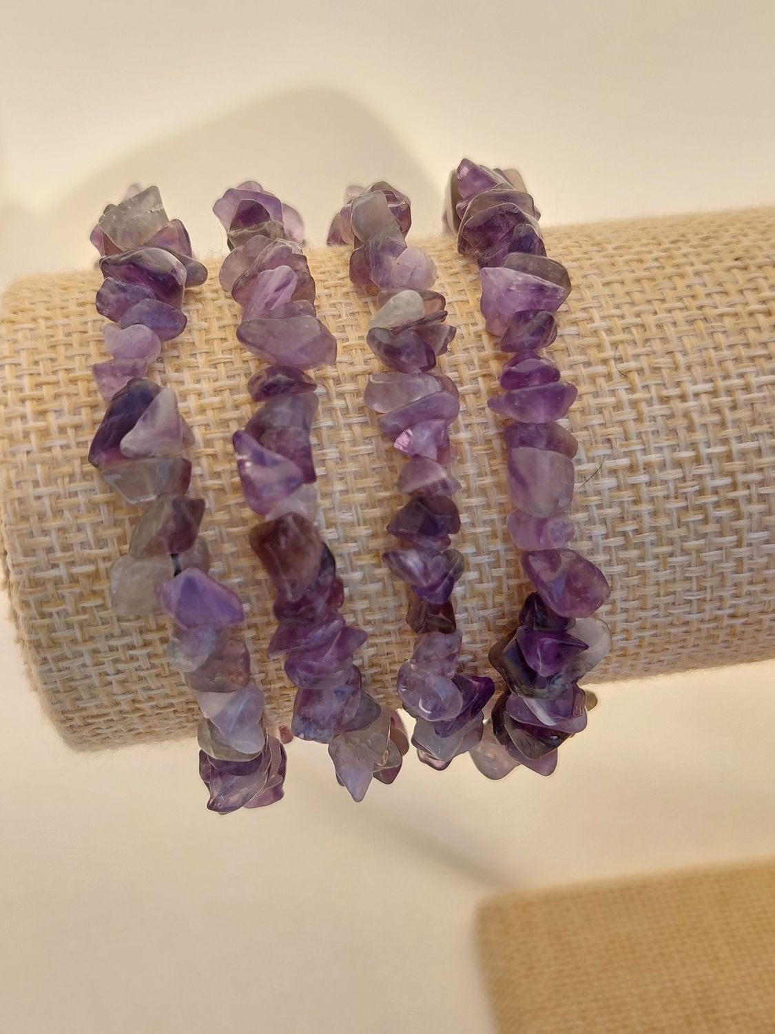 AMETHYSTE bracelet baroque