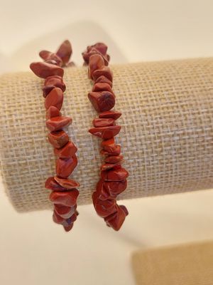 JASPE ROUGE bracelet baroque
