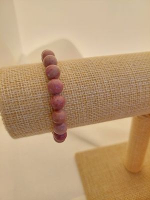 RHODONITE bracelet 9 mm