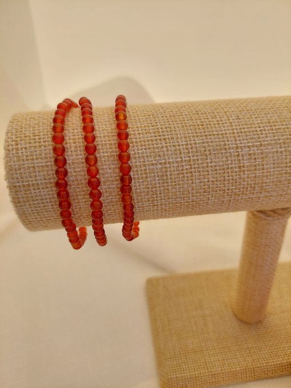CORNALINE bracelet 4 mm